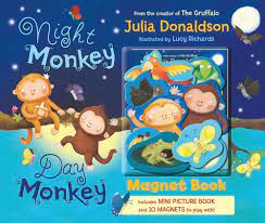 Night Monkey-Day Monkey - Magnet Book (B)